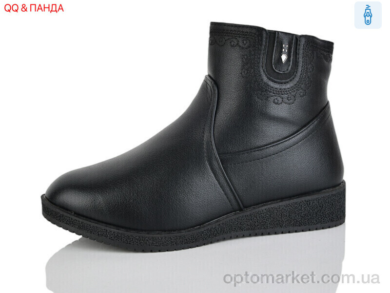Купить Черевики жіночі 412-9 QQ&Панда чорний, фото 1