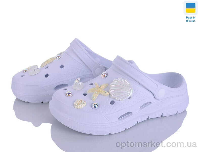 Купить Крокси жіночі 412 білий Dago білий, фото 1