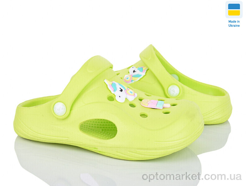Купить Крокси дитячі 412 салатовий Fogo зелений, фото 1