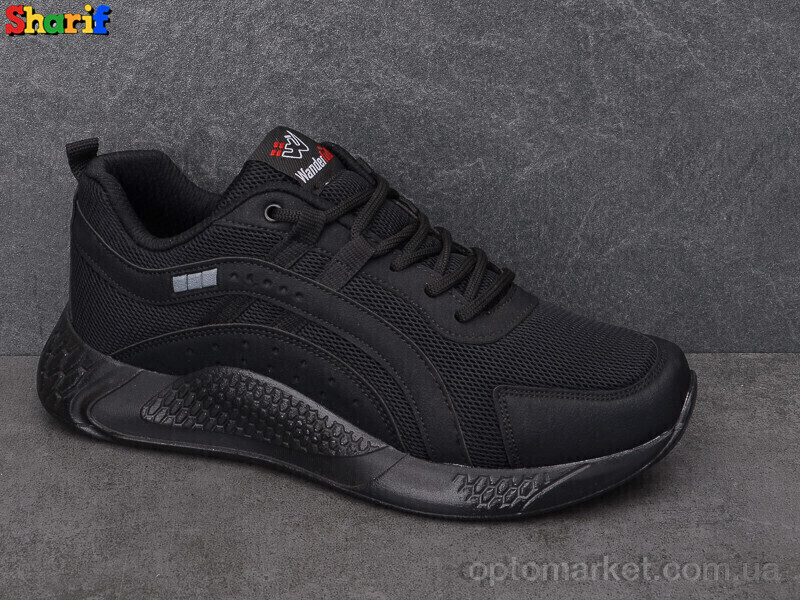 Купить Кросівки чоловічі 4138-10 Wanderfull чорний, фото 2