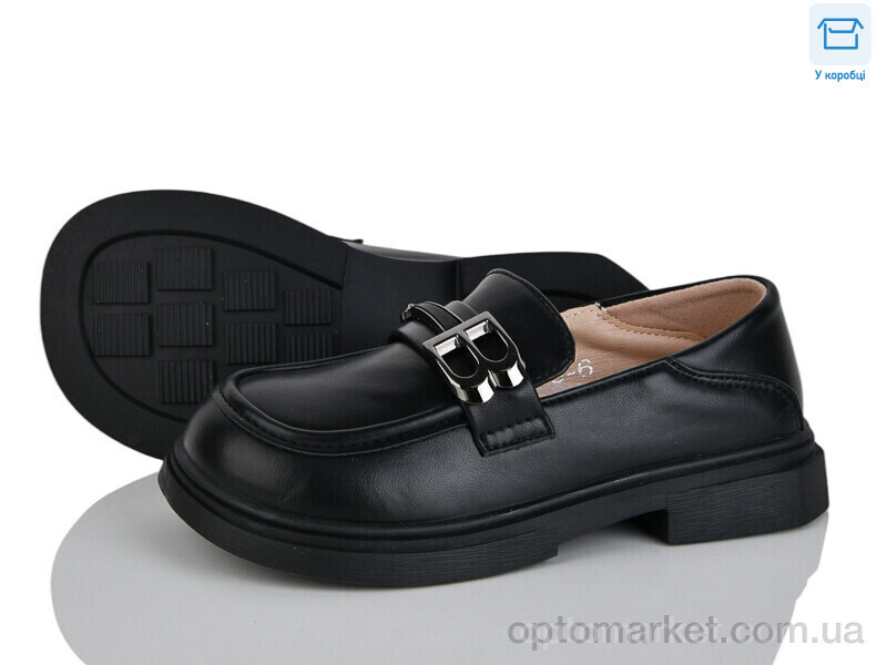 Купить Туфлі дитячі 4138-723-6 Y.Top чорний, фото 1