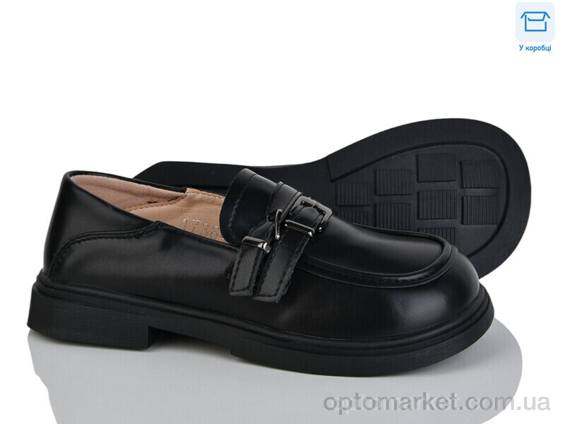 Купить Туфлі дитячі 4138-906-6 Y.Top чорний, фото 1