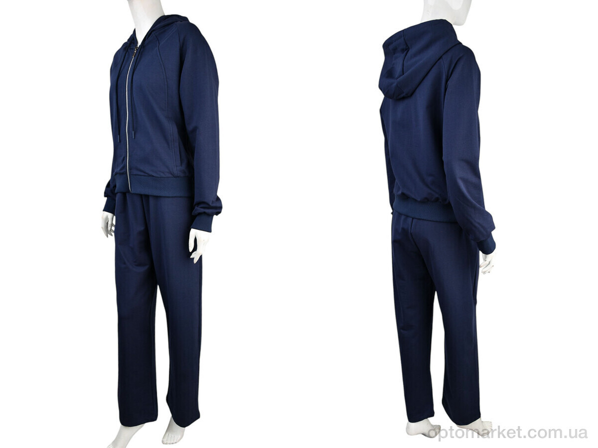 Купить Спортивний костюм жіночі 4139-AW10 navy Ale Edition синій, фото 3