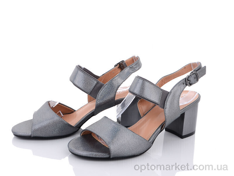 Купить Босоніжки жіночі 41391 Gukkcr графіт, фото 1