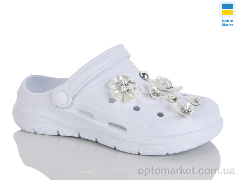 Купить Крокси жіночі 414 білий Dago білий, фото 1