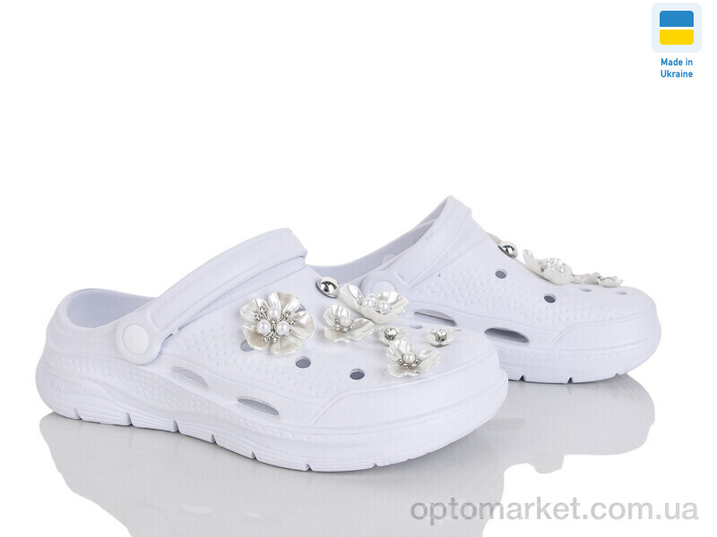 Купить Крокси жіночі 414 білий Dago білий, фото 1