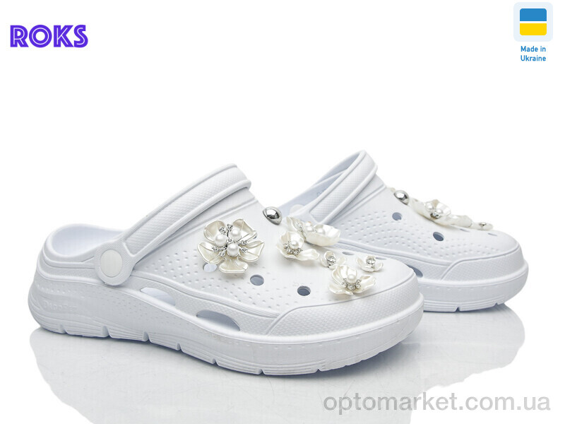 Купить Крокси жіночі 414 білий Dago білий, фото 1