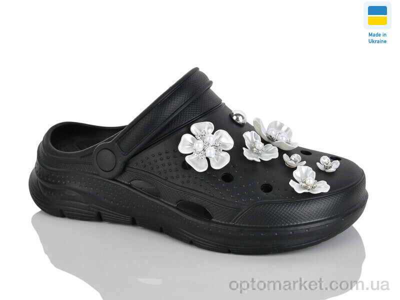 Купить Крокси жіночі 414 чорний Dago чорний, фото 1