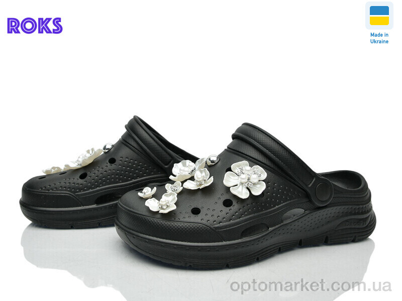 Купить Крокси жіночі 414 чорний Dago чорний, фото 1