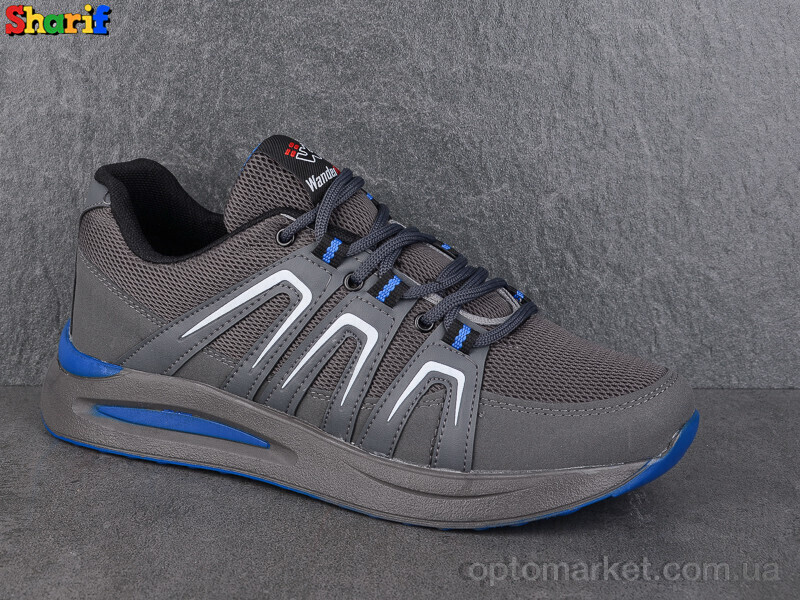 Купить Кросівки чоловічі 4155M-5 Wanderfull сірий, фото 2