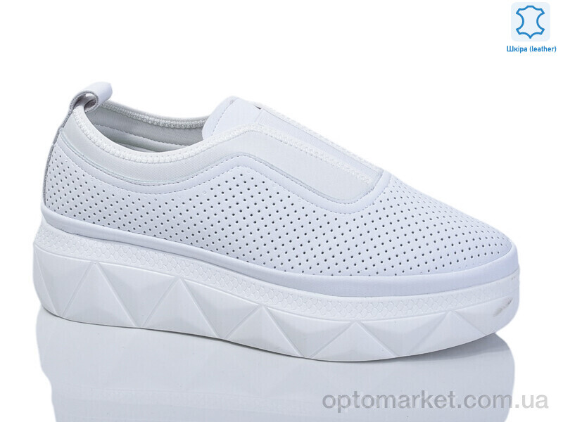 Купить Туфлі жіночі 4156-2 E.C.Shine білий, фото 1