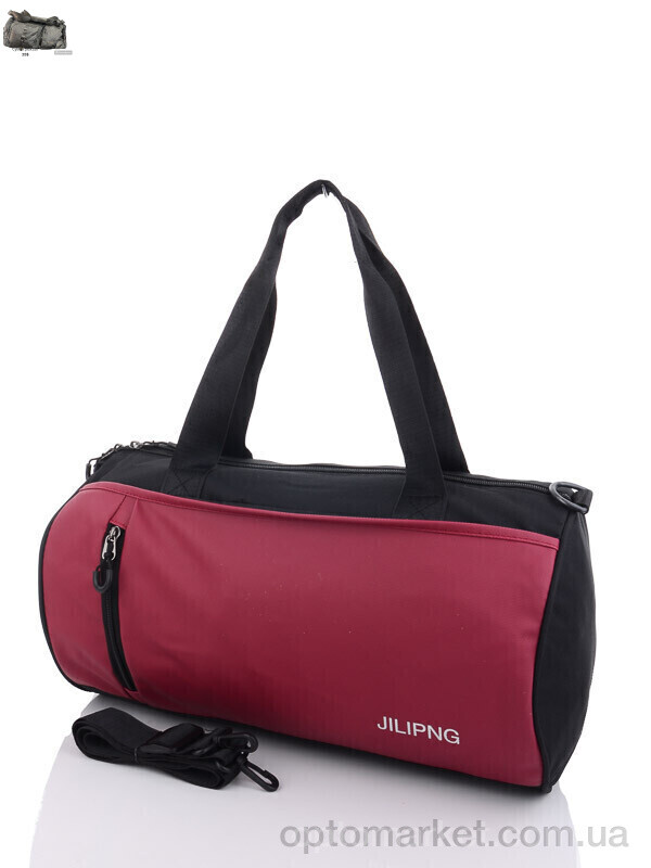 Купить Сумка унісекс 4160 bordo Jilipng бордовий, фото 1