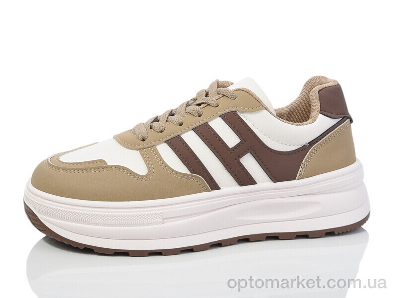 Купить Кросівки жіночі 417-5 Ouqidageni бежевий, фото 1