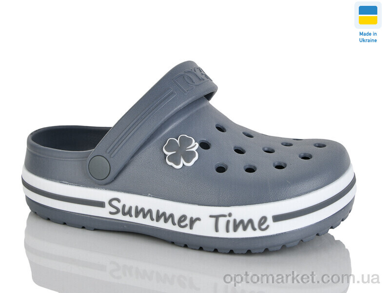 Купить Крокси жіночі 417 сірий Dago сірий, фото 1