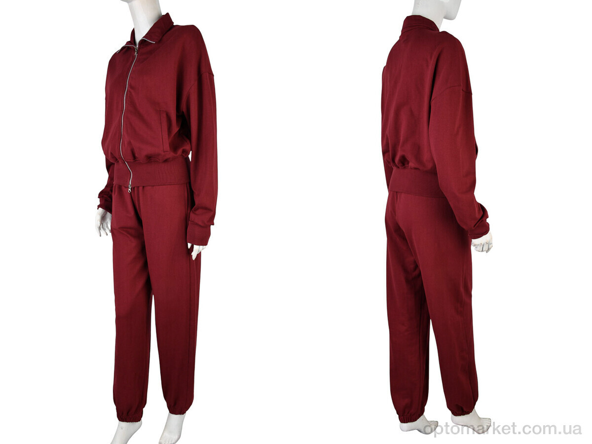 Купить Спортивний костюм жіночі 4175 bordo Little Secret бордовий, фото 3