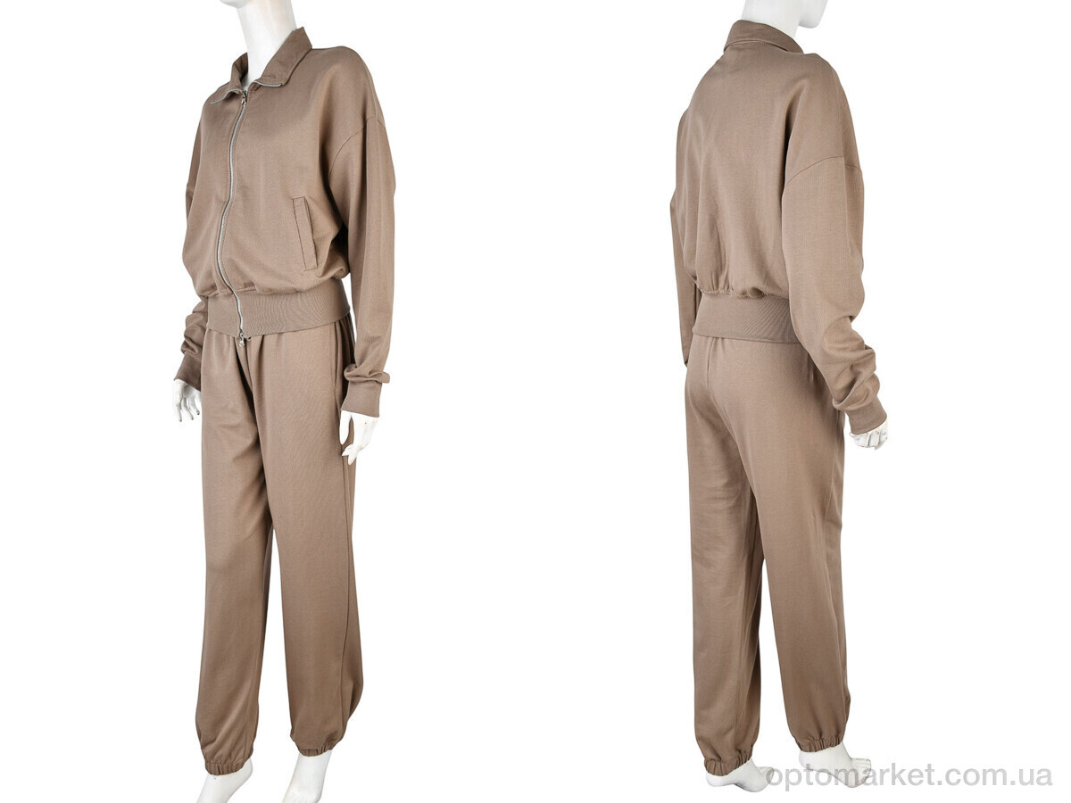 Купить Спортивний костюм жіночі 4175 l.brown Little Secret коричневий, фото 3