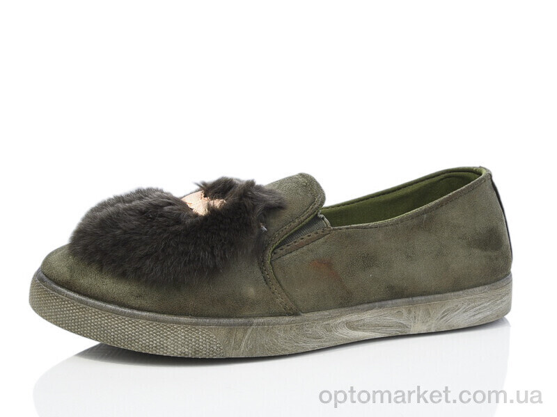 Купить Сліпони жіночі 4177-3 Jibukang зелений, фото 1