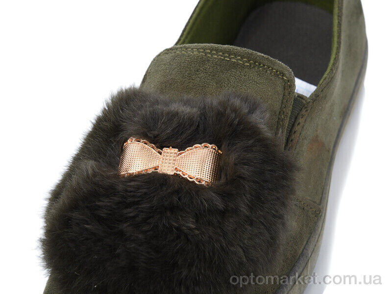 Купить Сліпони жіночі 4177-3 Jibukang зелений, фото 2