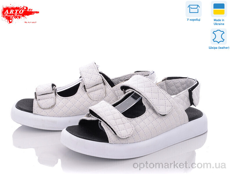 Купить Босоніжки жіночі 418 белый ARTO білий, фото 1