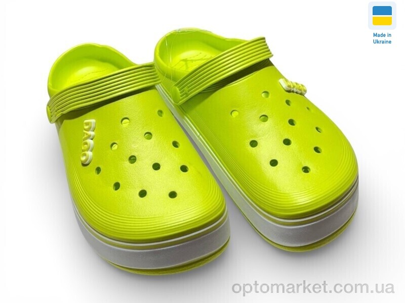 Купить Крокси жіночі 419 лайм Dago зелений, фото 1