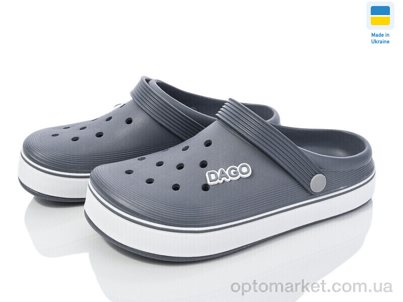 Купить Крокси жіночі 419 сірий Dago сірий, фото 1