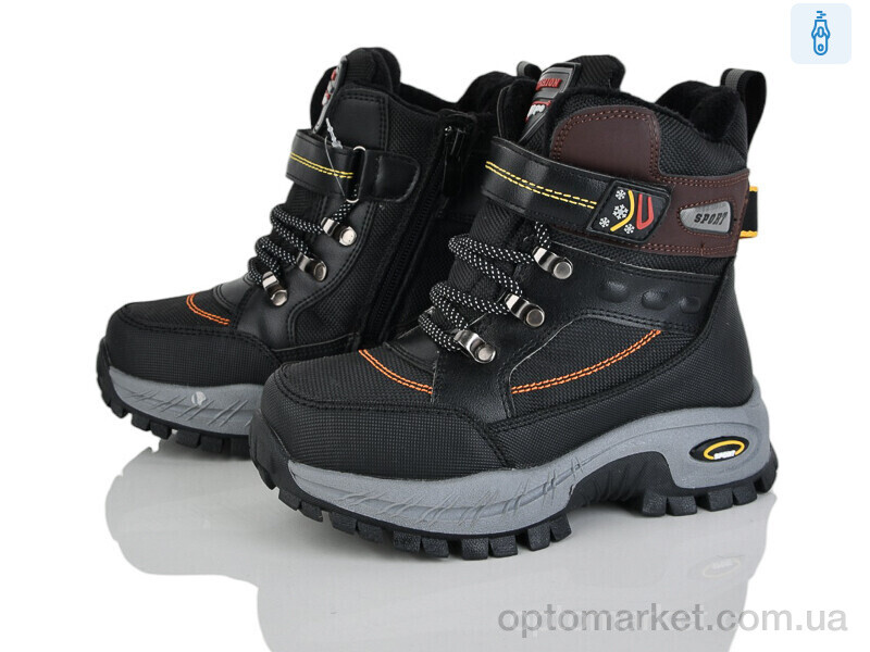 Купить Черевики дитячі 4197-HY20046-6-24 Y.Top чорний, фото 1