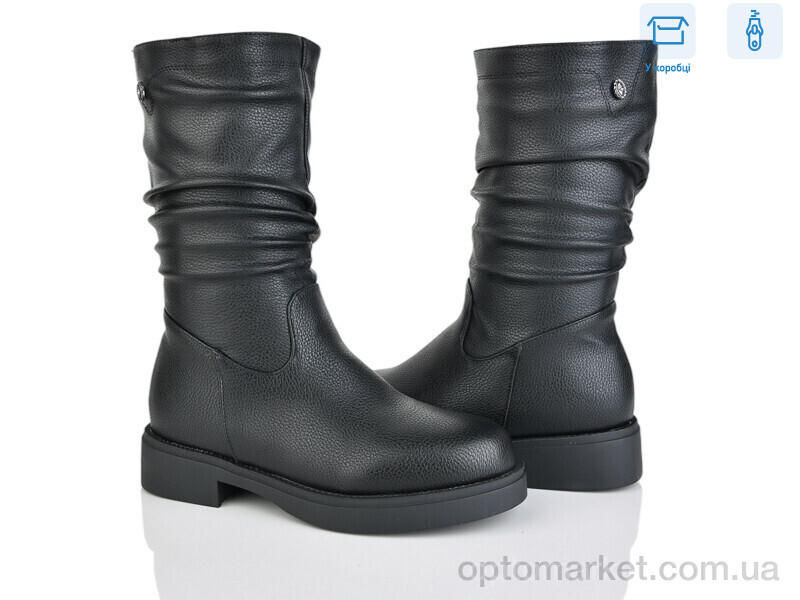 Купить Черевики жіночі 4213-H83A10-1 Башили чорний, фото 1