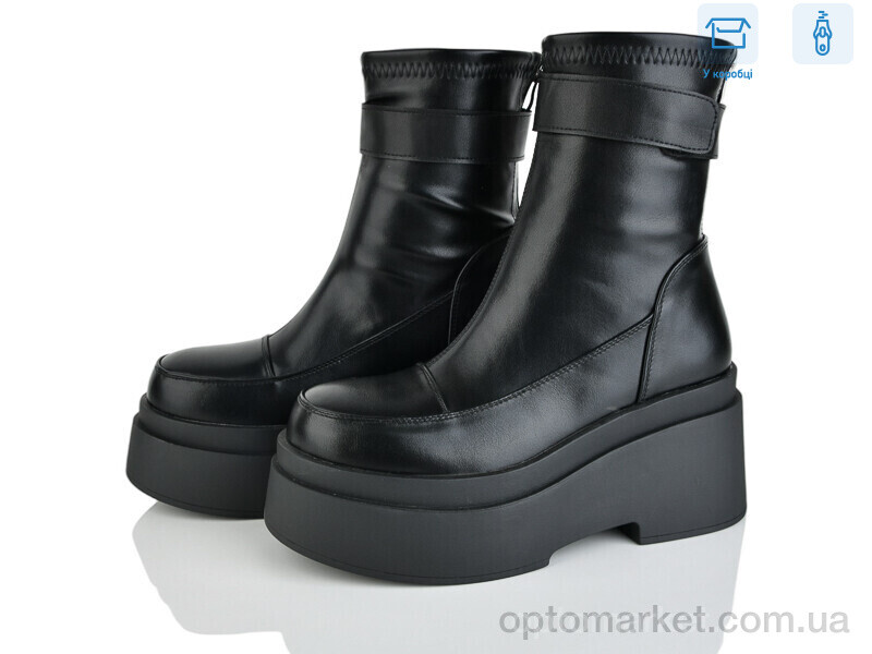 Купить Черевики жіночі 4216-D732 Mei De Li чорний, фото 1