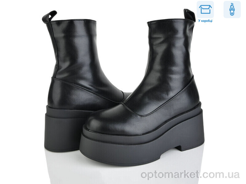 Купить Черевики жіночі 4216-D735 Mei De Li чорний, фото 1