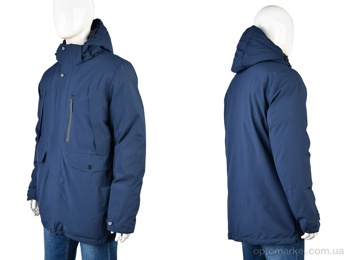 Купить Куртка чоловічі 4226-AB2532-7 navy Okmel синій, фото 3