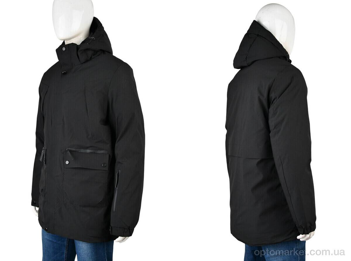 Купить Куртка чоловічі 4226-OK23115-6 black Okmel чорний, фото 3