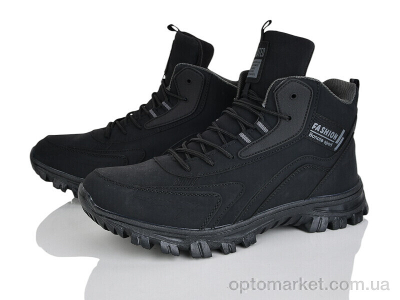 Купить Черевики чоловічі 4243-A8973-2 Bonote чорний, фото 1