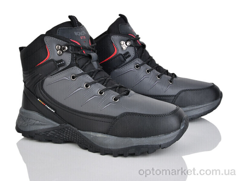 Купить Черевики чоловічі 4243-A9005-5 Bonote сірий, фото 1