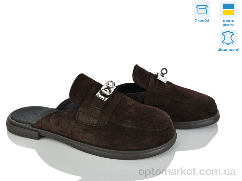 Купить Шльопанці жіночі 425-44 Ailinda коричневий, фото 1