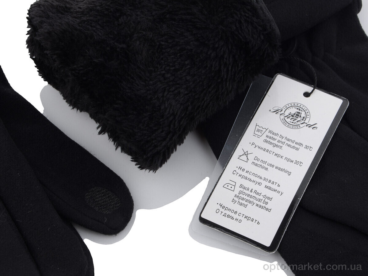 Купить Рукавички чоловічі 425 black Rubi чорний, фото 2