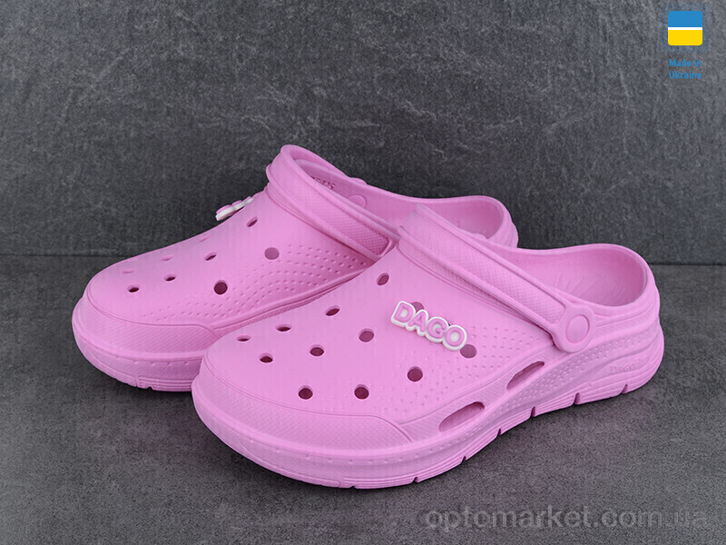 Купить Крокси жіночі 425 рожевий Dago рожевий, фото 2