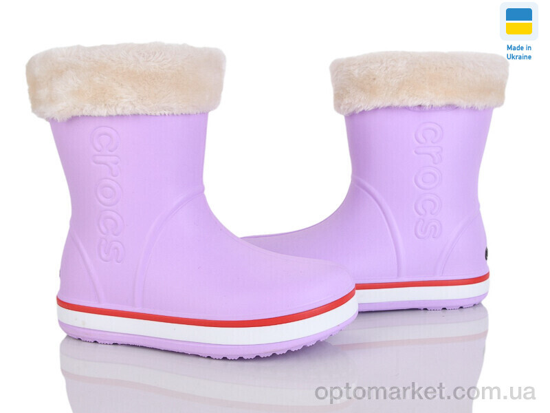 Купить Чоботи з піни жіночі 4259-5022-15A Cross фіолетовий, фото 1