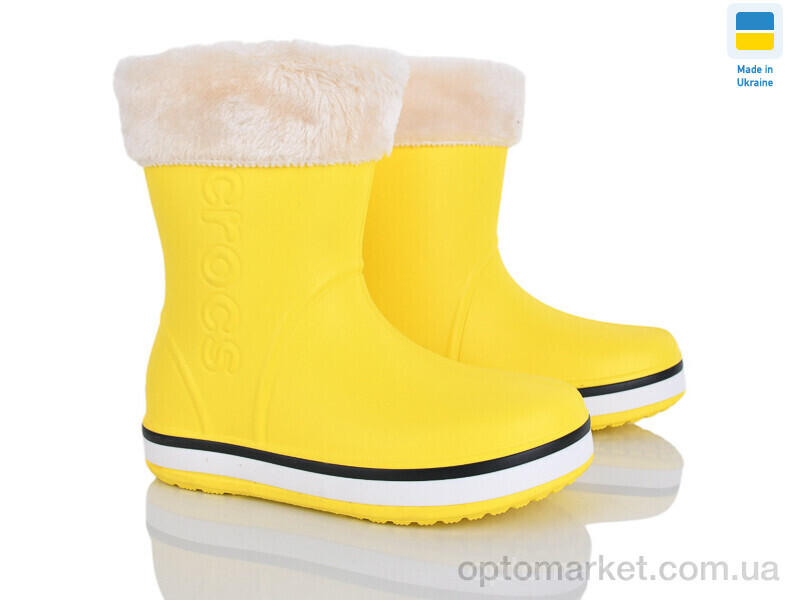 Купить Чоботи з піни жіночі 4259-5022-8A Cross жовтий, фото 1