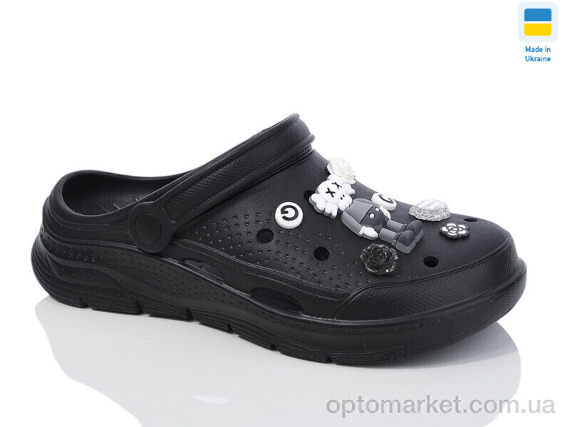 Купить Крокси жіночі 426 чорний Dago чорний, фото 1