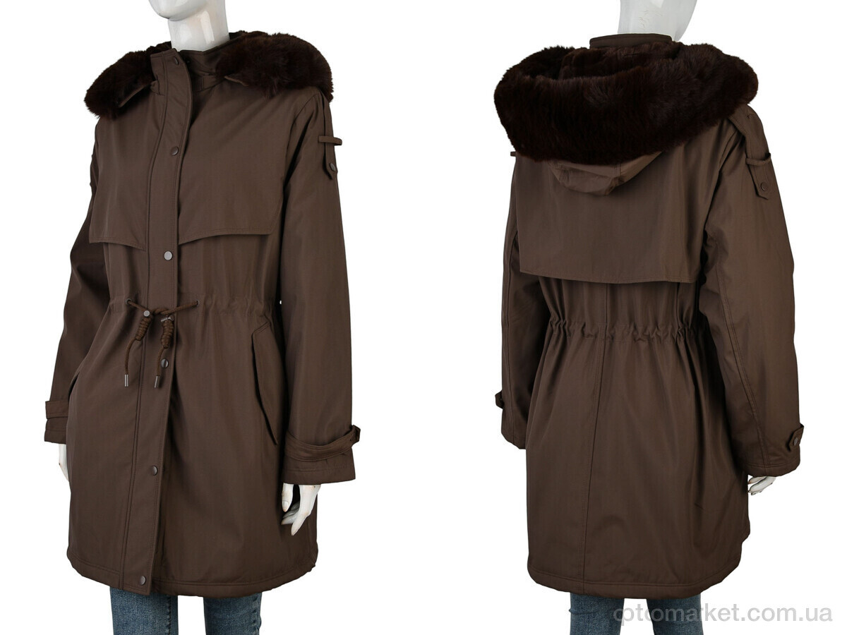 Купить Куртка жіночі 4268-7068 coffee Saint Wish коричневий, фото 3