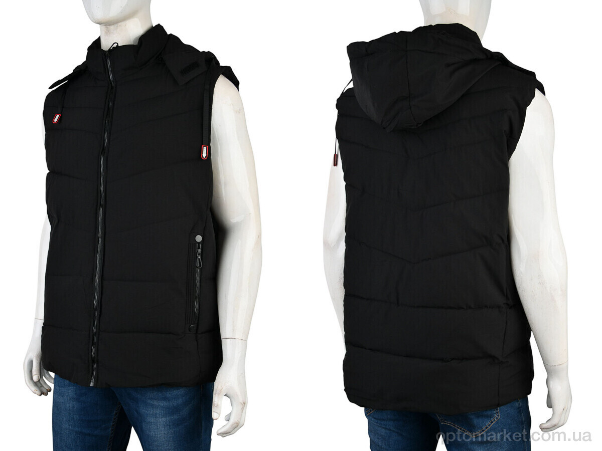 Купить Жилетка чоловічі 4271 black Saint Wish чорний, фото 3