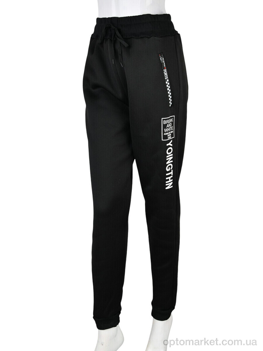 Купить Спортивні штаны чоловічі 4283-1001 black Shuyue чорний, фото 1