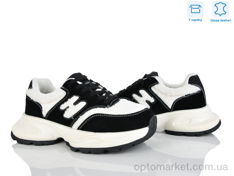 Купить Кросівки жіночі 4289-E76-6 Hoseily чорний, фото 1