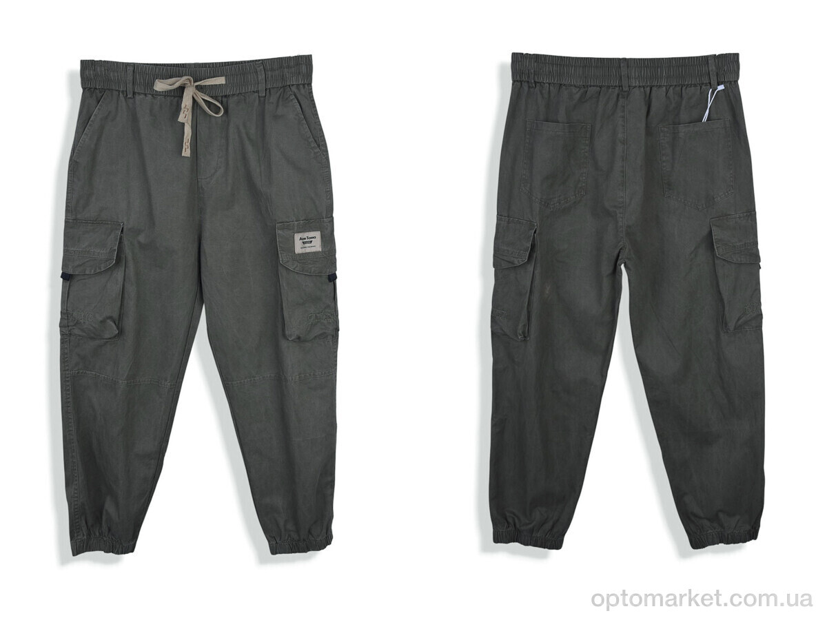 Купить Брюки дитячі 4296-BR8801-3 khaki Baronjns хакі, фото 3