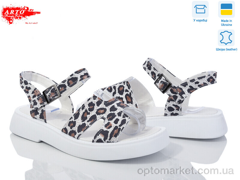 Купить Босоніжки жіночі 430 леоп-біл. ARTO мікс, фото 1