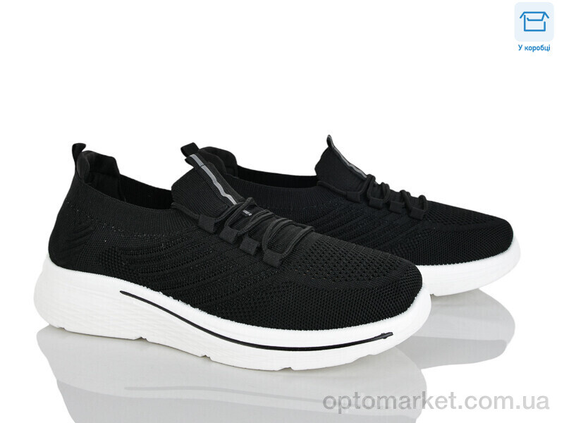 Купить Кросівки чоловічі 4319-M36-1 Moli чорний, фото 1