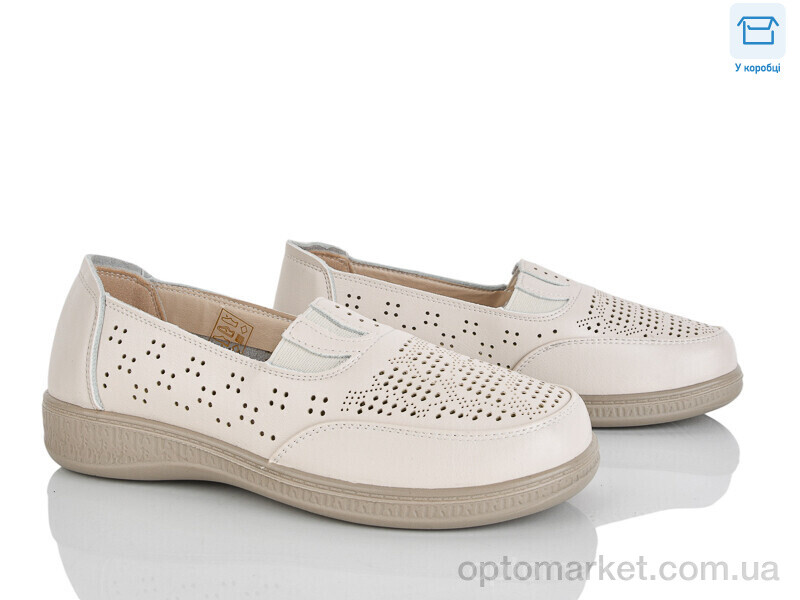 Купить Туфлі жіночі 4321-972 Jiao Li Mei бежевий, фото 1
