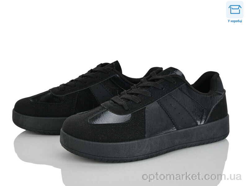 Купить Кросівки жіночі 4325-H6517-2 Башили чорний, фото 1