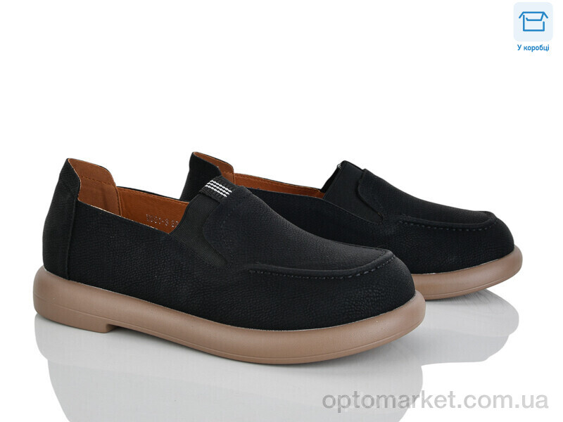 Купить Туфлі жіночі 4327-W601-3 Mei De Li чорний, фото 1