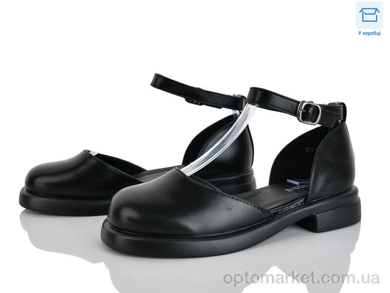 Купить Туфлі жіночі 4332-W75-8 Mei De Li чорний, фото 1